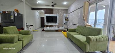 Hall Image of 1500 Sq.ft 3 BHK Apartment / Flat for rent in Puravankara Purva Silversands Phase 1 Building 4 To 9, Mundhwa Pune for Rs. 58000