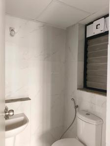 Common Bathroom Image of 1000 Sq.ft 3 BHK Apartment / Flat for sale in Runwal Gardens Phase I, Dombivli East Thane for Rs. 9000000