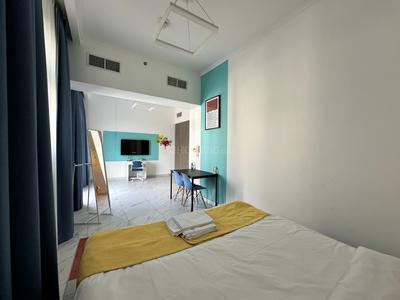 Bedroom Image of 624 Sq.ft 1 RK Apartment / Flat for sale in Jumeirah Village Dubai for Rs. 26666090