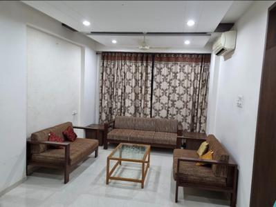 Hall Image of 1200 Sq.ft 3 BHK Apartment / Flat for rent in Ghanshyam Nagar Rajkot for Rs. 35000