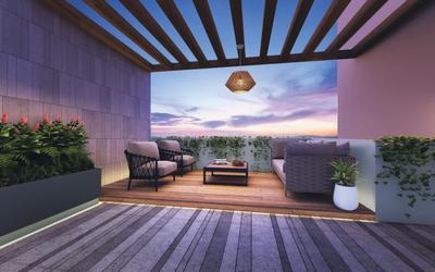 Balcony Image of 1930 Sq.ft 4 BHK Apartment / Flat for sale in Anurishi Privilege, Purba Barisha Kolkata for Rs. 19000000