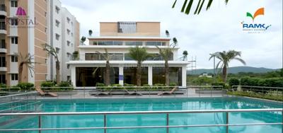 Image of 1165 Sq.ft 2 BHK Apartment / Flat for rent in Ramky One Krystal, Sheela Nagar, Visakhapatnam for Rs. 23000