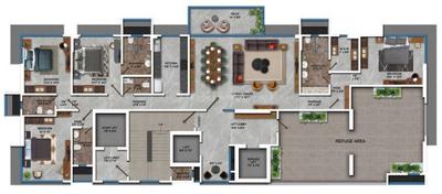 Image of 3500 Sq.ft 4 BHK Apartment / Flat for sale in Ekta Elitus, Santacruz West, Mumbai for Rs. 225000000