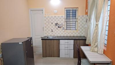 Kitchen Image of 680 Sq.ft 1 BHK Builder Floor for rent in Hulimavu Bengaluru for Rs. 18500