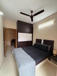 Bedroom Image of 900 Sq.ft 1 BHK Apartment / Flat for rent in Vijay Nagar Indore for Rs. 16500