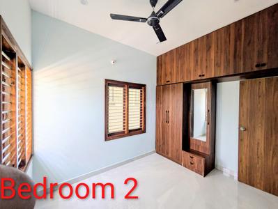 Bedroom Image of 900 Sq.ft 2 BHK Independent House for rent in Basavanahalli Mysore for Rs. 18000