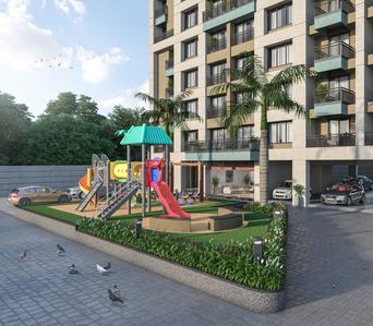 Image of 1672 Sq.ft 3 BHK Apartment / Flat for rent in Sima Nagar, Surat for Rs. 24000