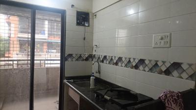 Kitchen Image of 700 Sq.ft 1 BHK Apartment / Flat for rent in Riddhi Siddhi Avenue, Ulwe Navi Mumbai for Rs. 15000