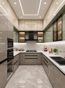 Kitchen Image of 1080 Sq.ft 2 BHK Apartment / Flat for sale in Vivaan Elysium, Zundal Ahmedabad for Rs. 6500000