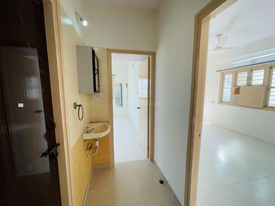 Bathroom Image of 1234 Sq.ft 2 BHK Apartment / Flat for rent in Prahlad Nagar Ahmedabad for Rs. 25000