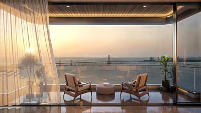 Balcony Image of 2455 Sq.ft 4 BHK Apartment / Flat for sale in Prabhadevi Mumbai for Rs. 180000000
