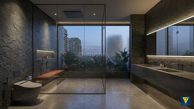 Bathroom Image of 2100 Sq.ft 3 BHK Apartment / Flat for sale in Ambuja Utalika Luxury, Mukundapur Kolkata for Rs. 26800000