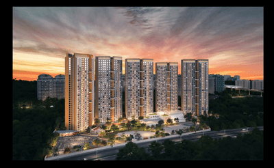 Image of 1109 Sq.ft 2 BHK Apartment / Flat for sale in Geras Joy On The Treetops, Hinjawadi Phase 3, Pune for Rs. 8900000