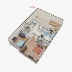 Image of 660 Sq.ft 2 BHK Apartment / Flat for sale in UCC Adityaraj Star, Ghatkopar East, Mumbai for Rs. 15000000
