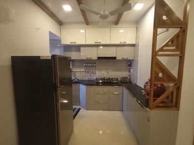 Kitchen Image of 600 Sq.ft 1 BHK Apartment / Flat for sale in Savvy Studioz, Gota Ahmedabad for Rs. 4200000