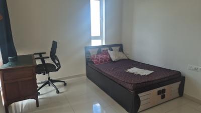 Bedroom Image of 1015 Sq.ft 2 BHK Apartment / Flat for rent in Godrej Hillside 1, Mahalunge Pune for Rs. 32000