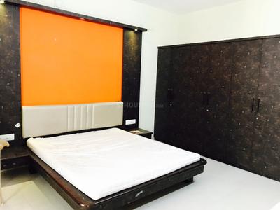 Bedroom Image of 1200 Sq.ft 1 BHK Apartment / Flat for rent in Shyamal Ahmedabad for Rs. 30000