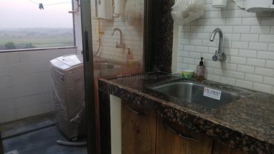 Kitchen Image of 780 Sq.ft 1 BHK Apartment / Flat for rent in Vinayak Prestige Riona, Palanpur Surat for Rs. 20500