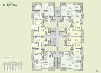 Image of 950 Sq.ft 2 BHK Apartment / Flat for sale in Guruvista Phase II, Kharadi, Pune for Rs. 15000000