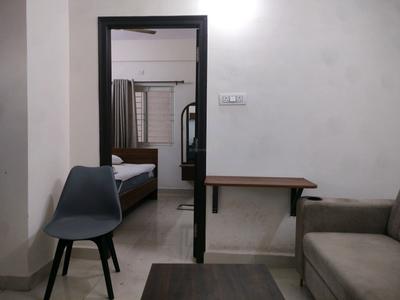 Living Room Image of 550 Sq.ft 1 BHK Apartment / Flat for rent in Brookefield Bengaluru for Rs. 29000