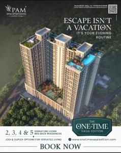Image of 1549 Sq.ft 3 BHK Apartment / Flat for sale in Pam Solitaire Castle, Vasai West, Vasai for Rs. 12600000
