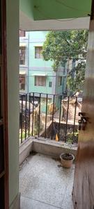 Balcony Image of 550 Sq.ft 1 BHK Apartment / Flat for rent in Jadavpur Kolkata for Rs. 13000