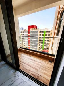 Balcony Image of 600 Sq.ft 2 BHK Apartment / Flat for sale in Eternia At Kalpataru Parkcity, Kolshet Thane for Rs. 12300000