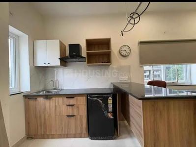 Kitchen Image of 900 Sq.ft 1 BHK Apartment / Flat for rent in Banjara Hills Hyderabad for Rs. 13500