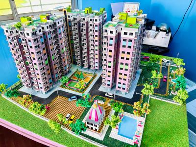 Image of 1049 Sq.ft 3 BHK Apartment / Flat for sale in Shree Chaitanya Housing Complex Block 2, Bamunara, Durgapur for Rs. 3250000