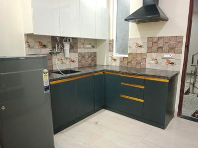 Kitchen Image of 750 Sq.ft 1 BHK Builder Floor for rent in Sector 14 Gurgaon for Rs. 31000