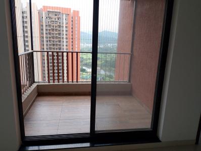 Balcony Image of 850 Sq.ft 2 BHK Apartment / Flat for rent in Shapoorji Pallonji Joyville Sensorium, Maan Pune for Rs. 29000
