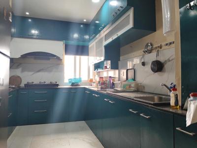 Kitchen Image of 1850 Sq.ft 3 BHK Apartment / Flat for sale in DLF New Town Heights, New Town Kolkata for Rs. 16800000