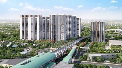 Image of 1250 Sq.ft 2 BHK Apartment / Flat for rent in Koyambedu, Chennai for Rs. 55000