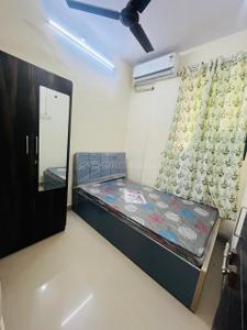 Bedroom Image of 525 Sq.ft 1 BHK Apartment / Flat for rent in Gurudatta Bhaurao Park, Rabale Navi Mumbai for Rs. 21000