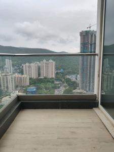 Balcony Image of 1250 Sq.ft 3 BHK Apartment / Flat for sale in Thane West Thane for Rs. 28000000