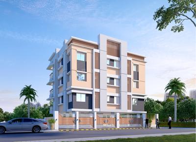 Building Image of 935 Sq.ft 3 BHK Apartment / Flat for sale in Kamalgazi Kolkata for Rs. 3646500