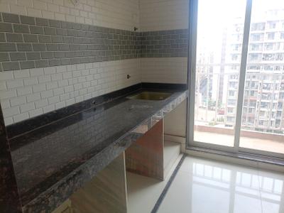 Kitchen Image of 695 Sq.ft 1 BHK Apartment / Flat for rent in Kalamboli Navi Mumbai for Rs. 21000