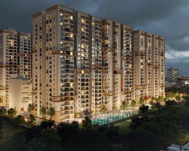 Image of 1367 Sq.ft 2 BHK Apartment / Flat for sale in Indis Viva City, Kondapur, Hyderabad for Rs. 12100000