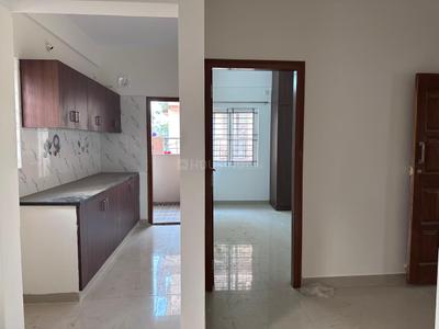 Kitchen Image of 550 Sq.ft 1 BHK Builder Floor for rent in Hoodi Bengaluru for Rs. 22000