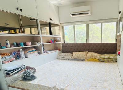Bedroom Image of 1100 Sq.ft 2 BHK Apartment / Flat for rent in Adani Aster Phase 1, Vaishno Devi Circle Ahmedabad for Rs. 24000