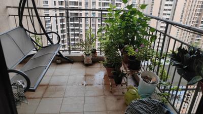 Balcony Image of 1350 Sq.ft 3 BHK Apartment / Flat for sale in Pride World City, Lohegaon Pune for Rs. 11000000