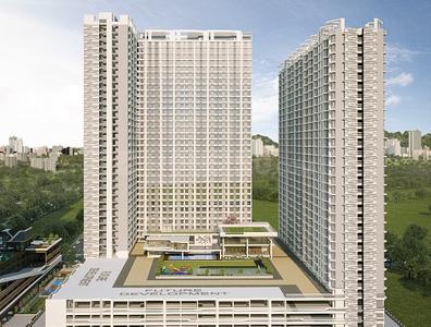 Image of 550 Sq.ft 1 BHK Apartment / Flat for sale in Lodha Amara, Kolshet, Thane for Rs. 7550000