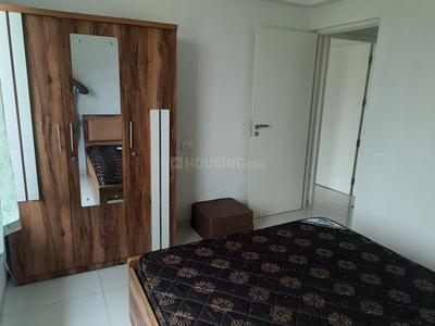 Bedroom Image of 800 Sq.ft 2 BHK Apartment / Flat for rent in Adani Aster Neo, Shantigram Ahmedabad for Rs. 25000