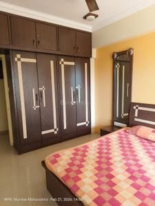 Bedroom Image of 1000 Sq.ft 2 BHK Apartment / Flat for rent in Raheja Acropolis, Chembur Mumbai for Rs. 100000