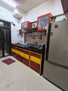 Kitchen Image of 725 Sq.ft 1 BHK Apartment / Flat for sale in Kalwa Thane for Rs. 9500000