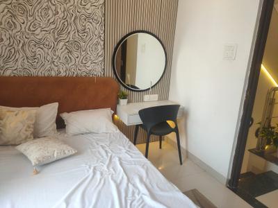 Bedroom Image of 1033 Sq.ft 2 BHK Duplex for sale in Serenity By Pumarth II, Manglia Indore for Rs. 4500000
