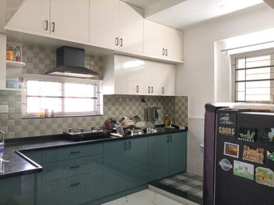 Kitchen Image of 1000 Sq.ft 3 BHK Apartment / Flat for rent in V Classic, Ramamurthy Nagar Bengaluru for Rs. 62000