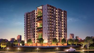 Image of 1135 Sq.ft 2 BHK Apartment / Flat for rent in Navins Hanging Gardens, Valasaravakkam, Chennai for Rs. 41999