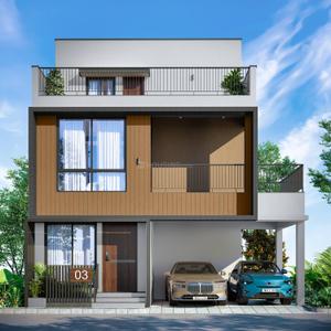Image of 2572 Sq.ft 4 BHK Villa for sale in Navalur, Chennai for Rs. 29000000