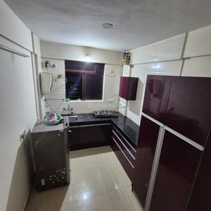 Kitchen Image of 1101 Sq.ft 2 BHK Apartment / Flat for rent in Lunkad Abode, Viman Nagar Pune for Rs. 39000